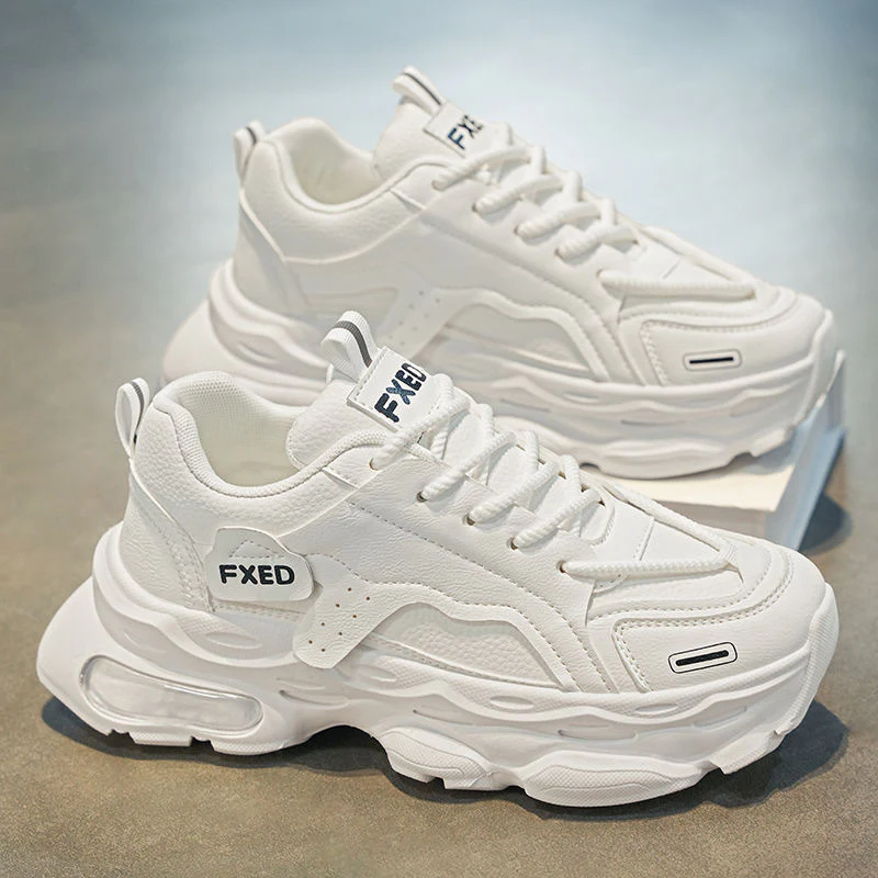 Damen Sportliche Chunky Sneakers mit atmungsaktivem Obermaterial und dämpfender Sohle Heidi Mode - Image 6