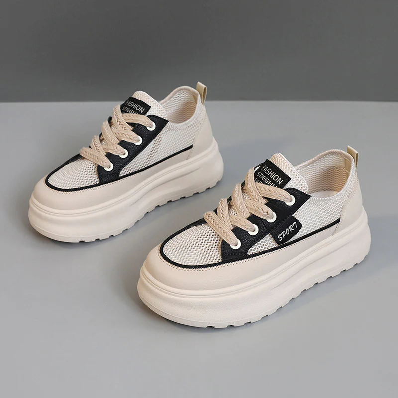 Damen Sportliche Chunky Sneakers mit atmungsaktivem Obermaterial und dämpfender Sohle Heidi Mode - Image 8