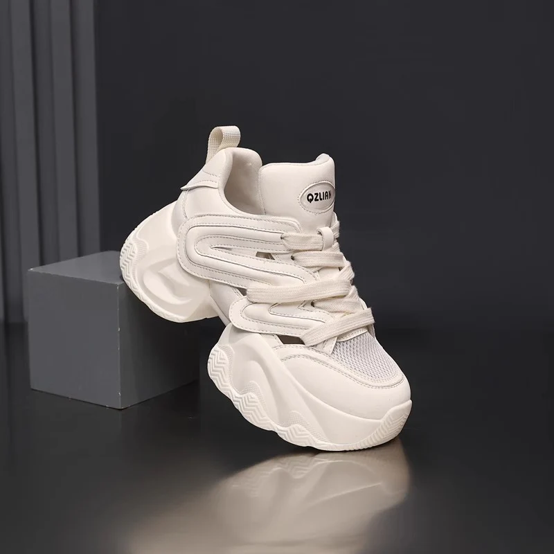 Damen Sportliche Chunky Sneakers mit atmungsaktivem Obermaterial und innovativem Dämpfungssystem Heidi Mode - Image 5