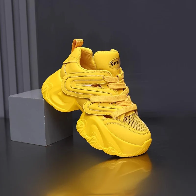 Damen Sportliche Chunky Sneakers mit atmungsaktivem Obermaterial und innovativem Dämpfungssystem Heidi Mode - Image 6
