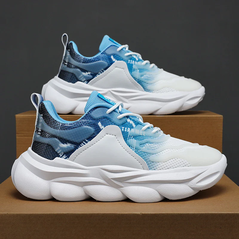 Damen Sportliche Chunky Sneakers mit atmungsaktivem Obermaterial und innovativem Dämpfungssystem Heidi Mode - Image 4