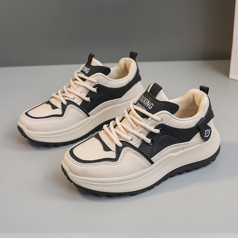 Damen Sportliche Chunky Sneakers mit atmungsaktivem Obermaterial und innovativer Dämpfung Heidi Mode - Image 2