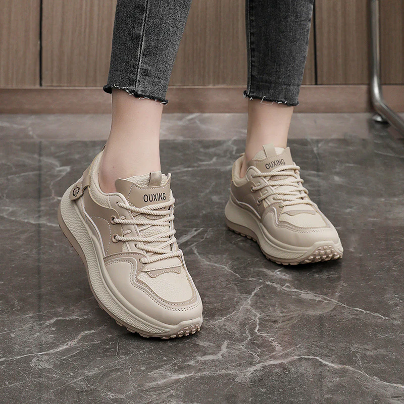 Damen Sportliche Chunky Sneakers mit atmungsaktivem Obermaterial und innovativer Dämpfung Heidi Mode - Image 3