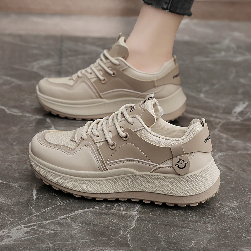 Damen Sportliche Chunky Sneakers mit atmungsaktivem Obermaterial und innovativer Dämpfung Heidi Mode - Image 4