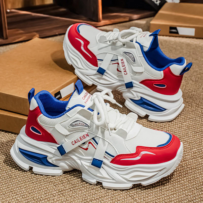 Damen Sportliche Chunky Sneakers mit atmungsaktivem Obermaterial und rutschfestem Sohlenprofil Heidi Mode - Image 7