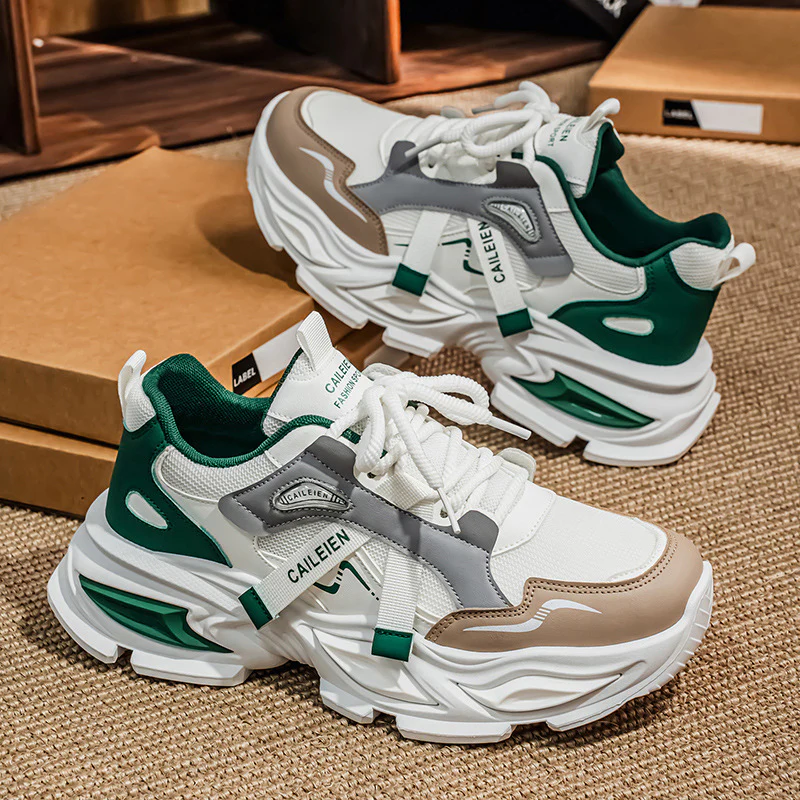 Damen Sportliche Chunky Sneakers mit atmungsaktivem Obermaterial und rutschfestem Sohlenprofil Heidi Mode - Image 8