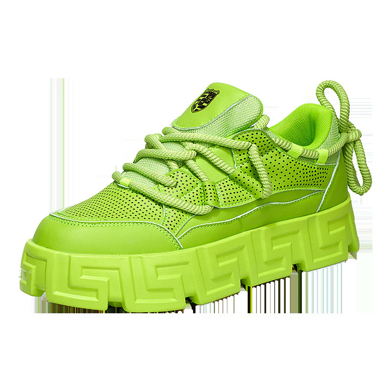 Damen Sportliche Chunky Sneakers mit atmungsaktivem Obermaterial und rutschfester Sohle Heidi Mode - Image 5