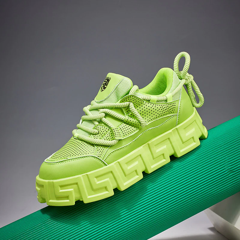 Damen Sportliche Chunky Sneakers mit atmungsaktivem Obermaterial und rutschfester Sohle Heidi Mode - Image 8