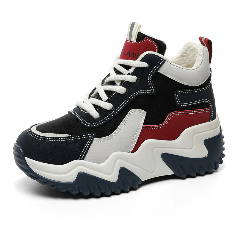 Damen Sportliche Chunky Sneakers mit atmungsaktivem Obermaterial und rutschfester Sohle Heidi Mode - Image 5