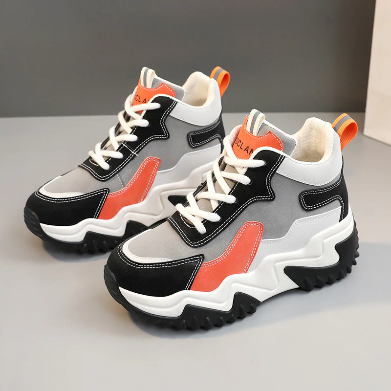 Damen Sportliche Chunky Sneakers mit atmungsaktivem Obermaterial und rutschfester Sohle Heidi Mode - Image 7