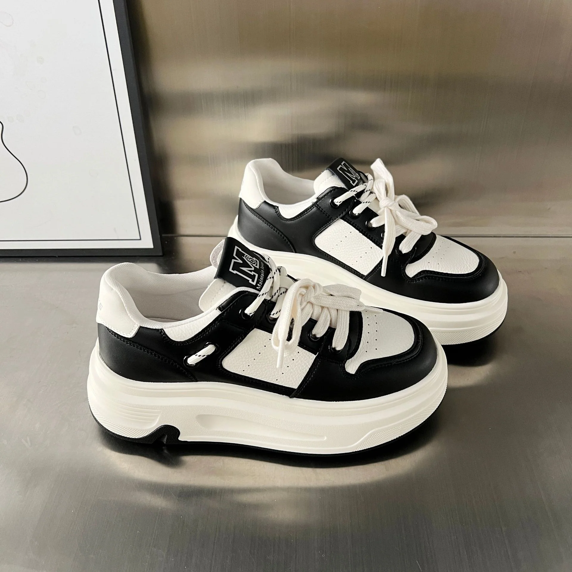 Damen Sportliche Chunky Sneakers mit atmungsaktivem Obermaterial und stabiler Sohle Heidi Mode - Image 5