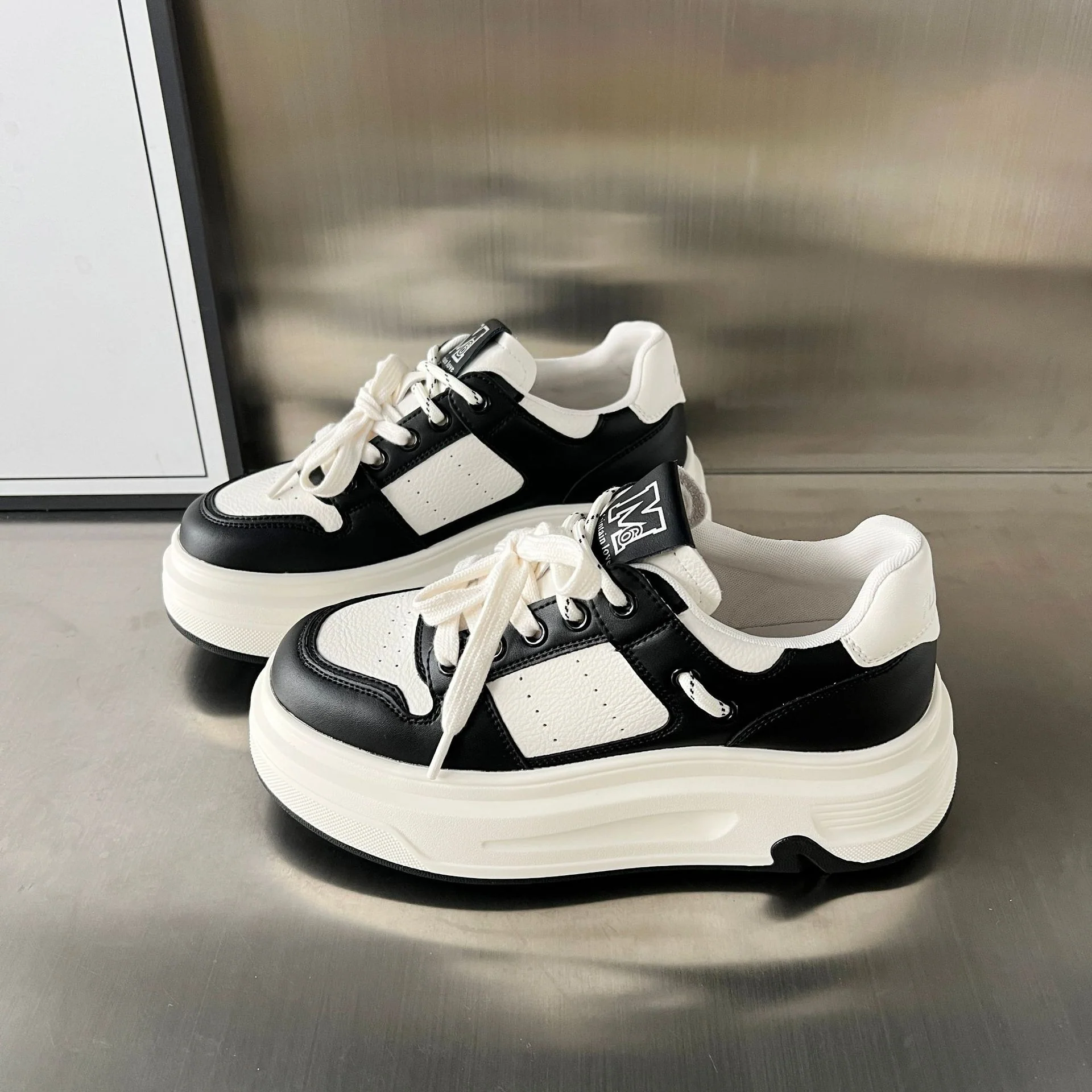 Damen Sportliche Chunky Sneakers mit atmungsaktivem Obermaterial und stabiler Sohle Heidi Mode - Image 6