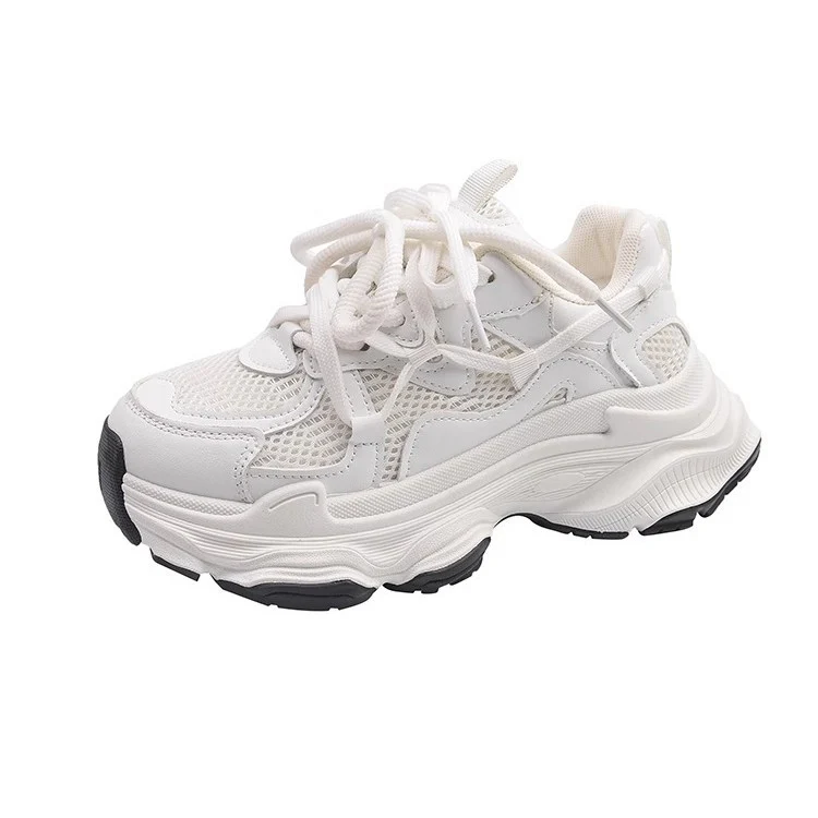 Damen Sportliche Chunky Sneakers mit atmungsaktiven Mesh-Einsätzen und dämpfender Sohle Heidi Mode - Image 5
