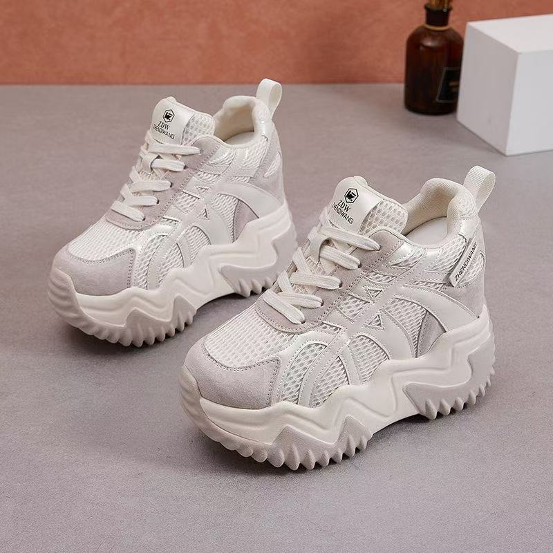 Damen Sportliche Chunky Sneakers mit atmungsaktiven Mesh und stabiler Sohle Heidi Mode - Image 2