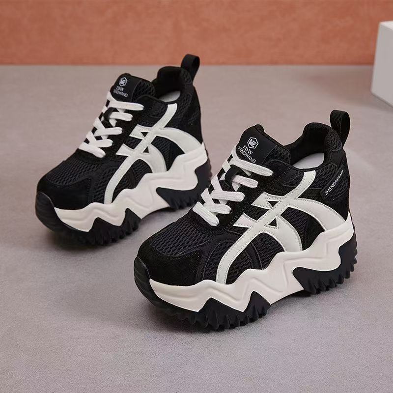 Damen Sportliche Chunky Sneakers mit atmungsaktiven Mesh und stabiler Sohle Heidi Mode - Image 3