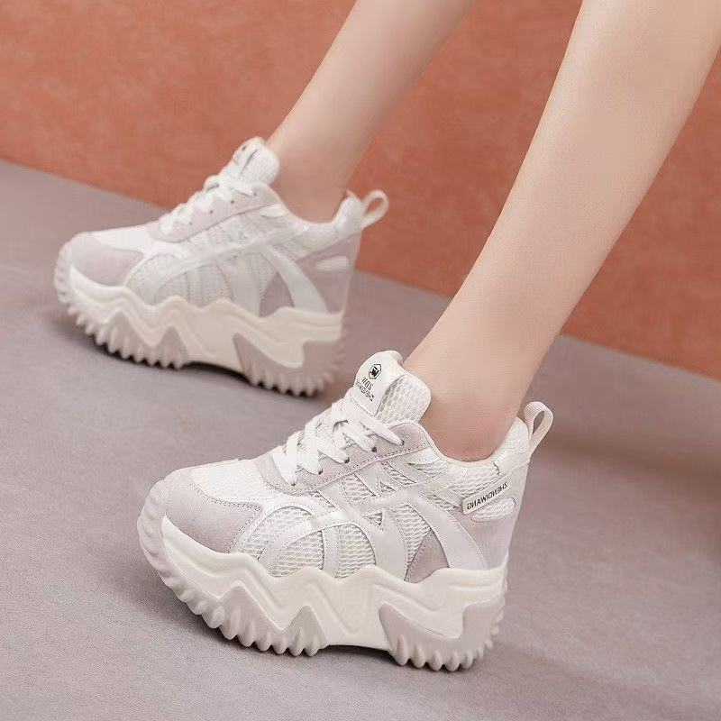 Damen Sportliche Chunky Sneakers mit atmungsaktiven Mesh und stabiler Sohle Heidi Mode - Image 4