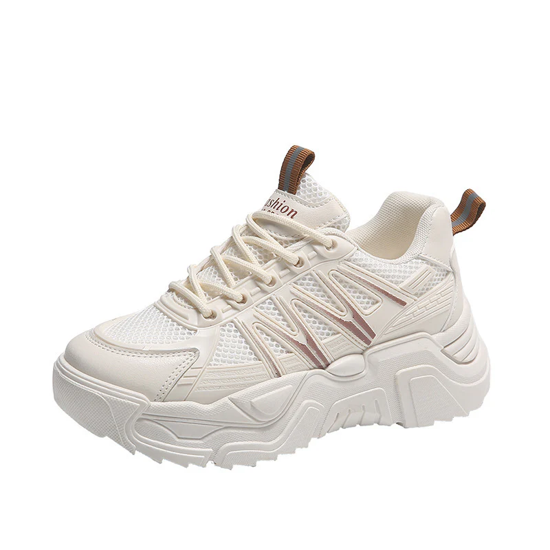 Damen Sportliche Chunky Sneakers mit atmungsaktiver Mesh-Oberfläche Heidi Mode - Image 7