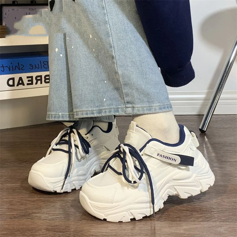 Damen Sportliche Chunky Sneakers mit atmungsaktiver Mesh-Oberfläche und bequemer Dämpfung Heidi Mode - Image 6