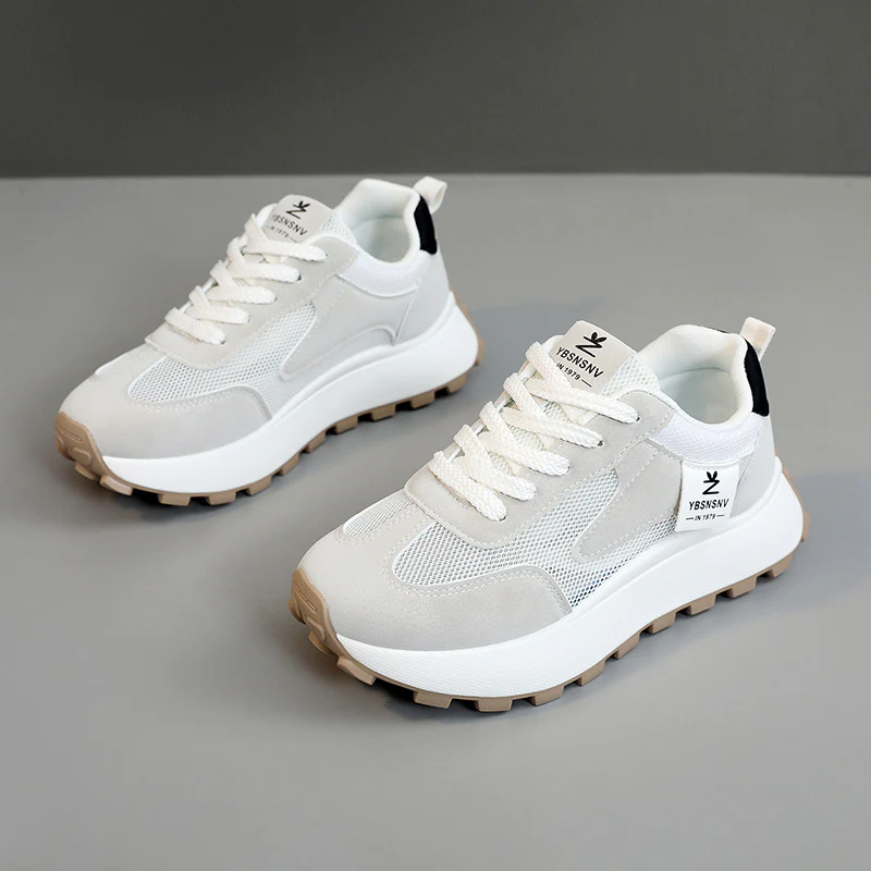Damen Sportliche chunky Sneakers mit atmungsaktiver Mesh-Oberfläche und bequemer Dämpfung Heidi Mode - Image 5