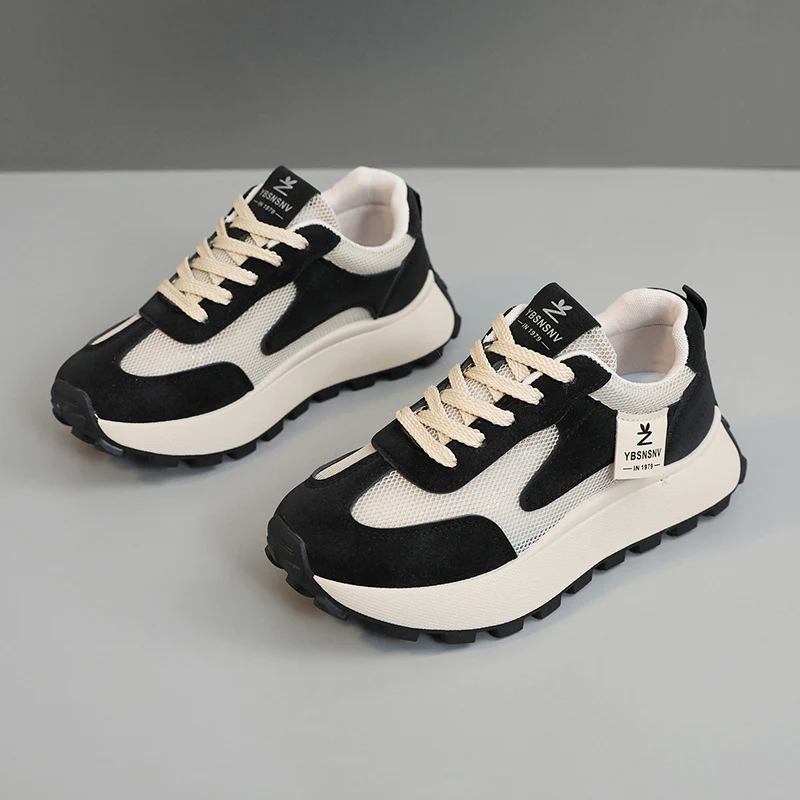 Damen Sportliche chunky Sneakers mit atmungsaktiver Mesh-Oberfläche und bequemer Dämpfung Heidi Mode - Image 6