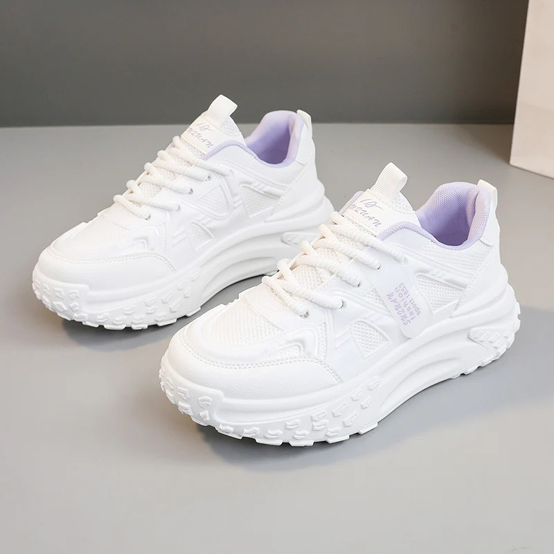 Damen Sportliche Chunky Sneakers mit atmungsaktiver Mesh-Oberfläche und dämpfendem Profil Heidi Mode - Image 7
