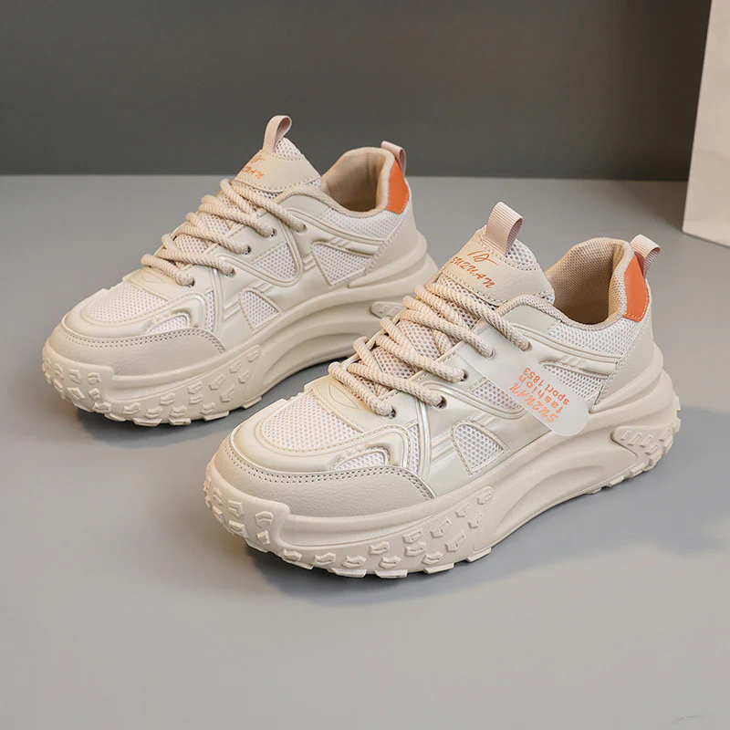 Damen Sportliche Chunky Sneakers mit atmungsaktiver Mesh-Oberfläche und dämpfendem Profil Heidi Mode - Image 8