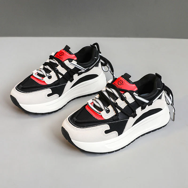 Damen Sportliche Chunky Sneakers mit atmungsaktiver Mesh-Oberfläche und dämpfender Laufsohle Heidi Mode - Image 6