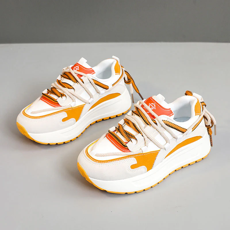 Damen Sportliche Chunky Sneakers mit atmungsaktiver Mesh-Oberfläche und dämpfender Laufsohle Heidi Mode - Image 7