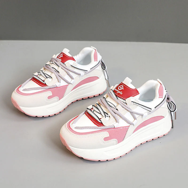 Damen Sportliche Chunky Sneakers mit atmungsaktiver Mesh-Oberfläche und dämpfender Laufsohle Heidi Mode - Image 8