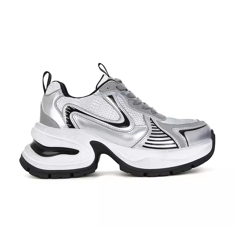 Damen Sportliche Chunky Sneakers mit atmungsaktiver Mesh-Oberfläche und ergonomischer Dämpfung Heidi Mode - Image 5
