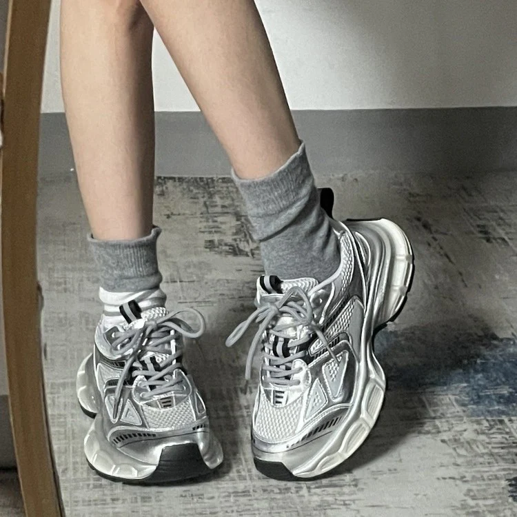 Damen Sportliche Chunky Sneakers mit atmungsaktiver Mesh-Oberfläche und komfortabler Dämpfung Heidi Mode - Image 2