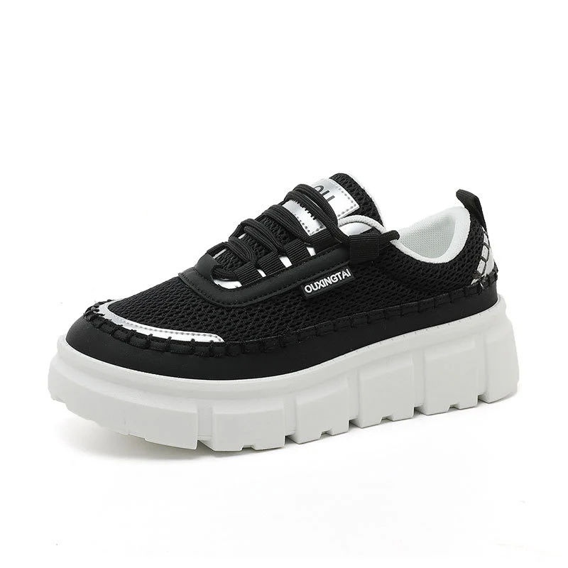 Damen Sportliche Chunky Sneakers mit atmungsaktiver Mesh-Oberfläche und robuster Sohle Heidi Mode - Image 5