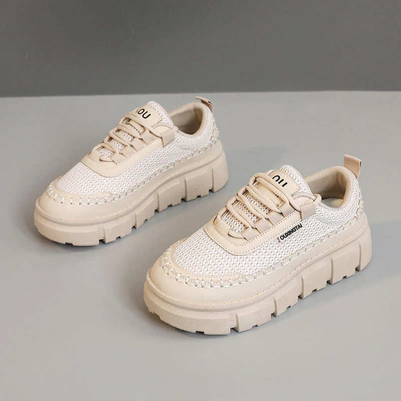 Damen Sportliche Chunky Sneakers mit atmungsaktiver Mesh-Oberfläche und robuster Sohle Heidi Mode - Image 6