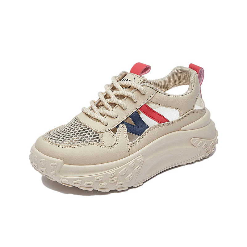 Damen Sportliche Chunky Sneakers mit atmungsaktiver Mesh-Oberfläche und rutschfester Sohle Heidi Mode - Image 5
