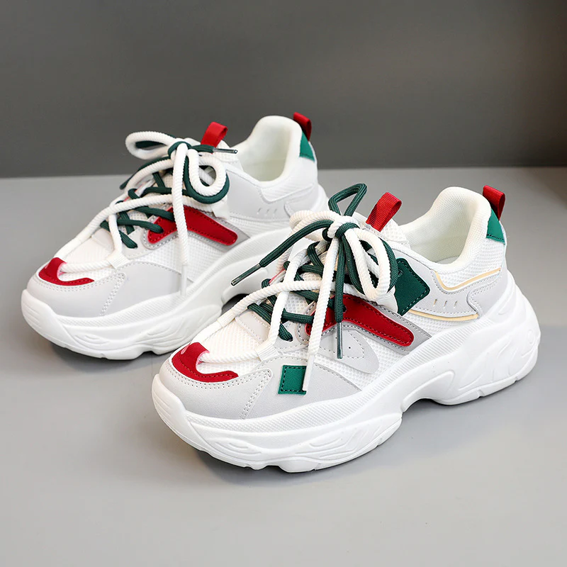 Damen Sportliche Chunky Sneakers mit atmungsaktiver Mesh-Oberfläche und stabiler Sohle Heidi Mode - Image 7