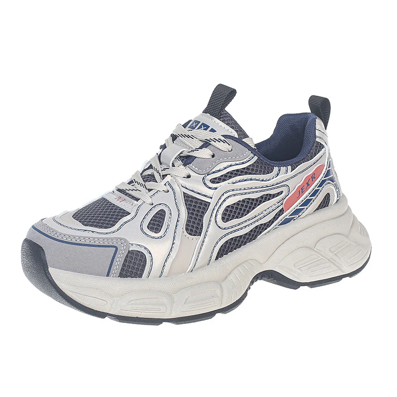 Damen Sportliche Chunky Sneakers mit atmungsaktiver Netzoberfläche Heidi Mode - Image 5