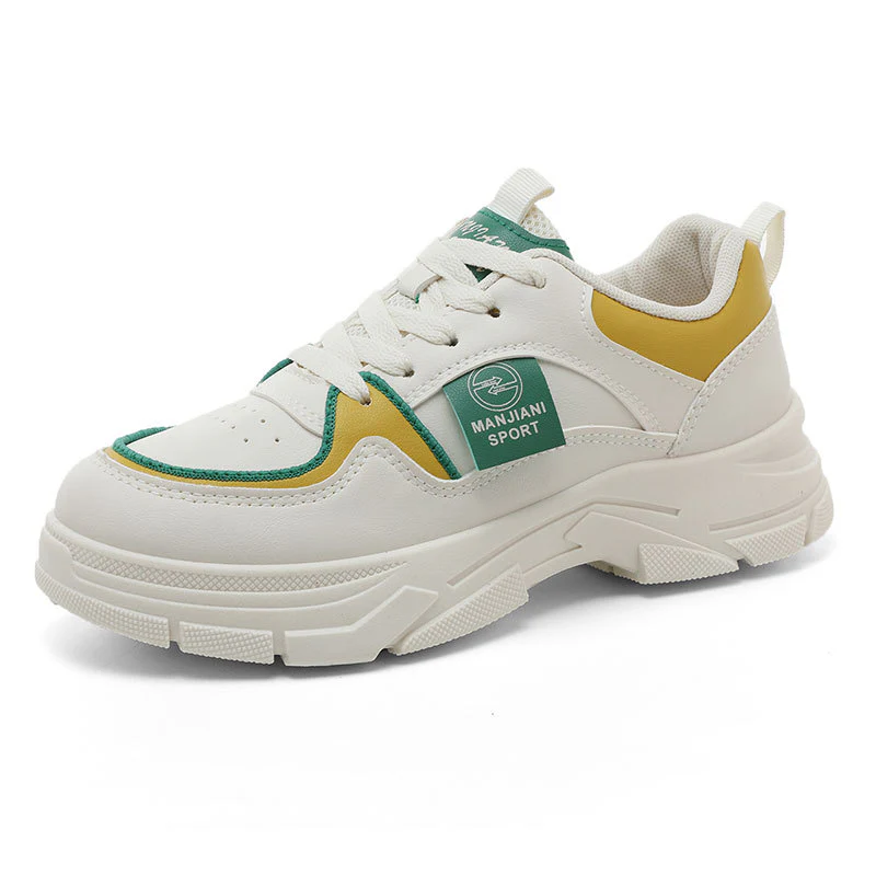 Damen Sportliche Chunky Sneakers mit atmungsaktiver Oberflächenstruktur Heidi Mode - Image 5