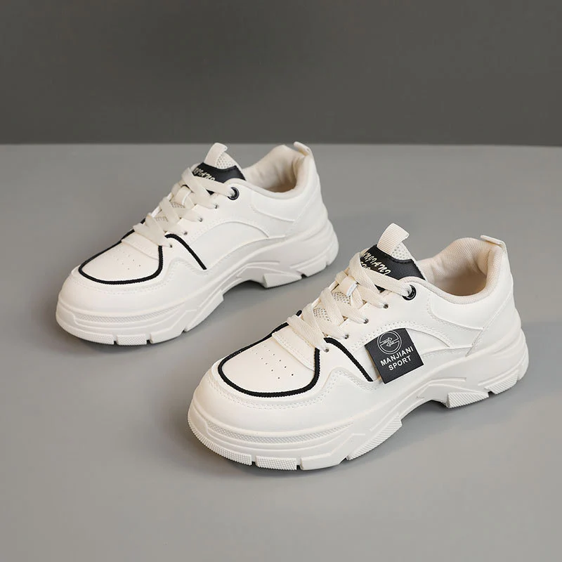 Damen Sportliche Chunky Sneakers mit atmungsaktiver Oberflächenstruktur Heidi Mode - Image 6
