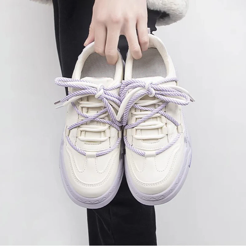 Damen Sportliche Chunky Sneakers mit atmungsaktiver Oberflächenstruktur Heidi Mode - Image 2