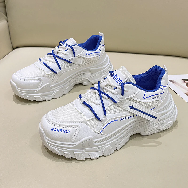Damen Sportliche Chunky Sneakers mit atmungsaktiver Obermaterialstruktur Heidi Mode - Image 7
