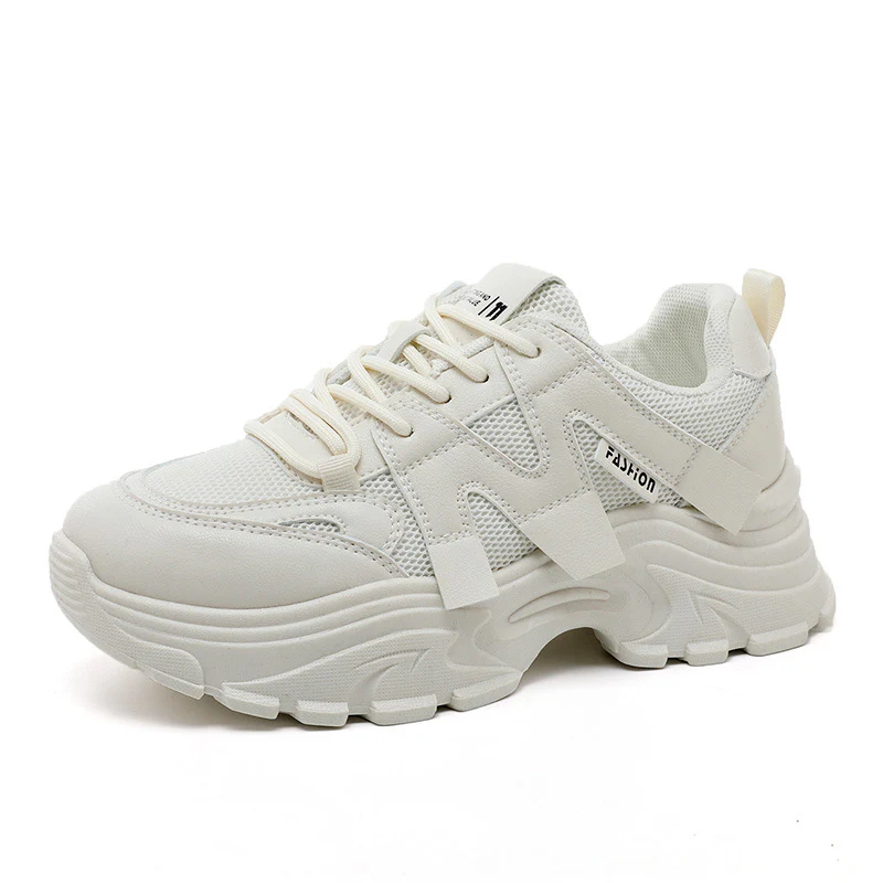 Damen Sportliche Chunky Sneakers mit atmungsaktiver Obermaterialstruktur Heidi Mode - Image 5
