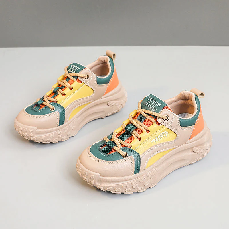 Damen Sportliche Chunky Sneakers mit atmungsaktiver Struktur Heidi Mode - Image 6
