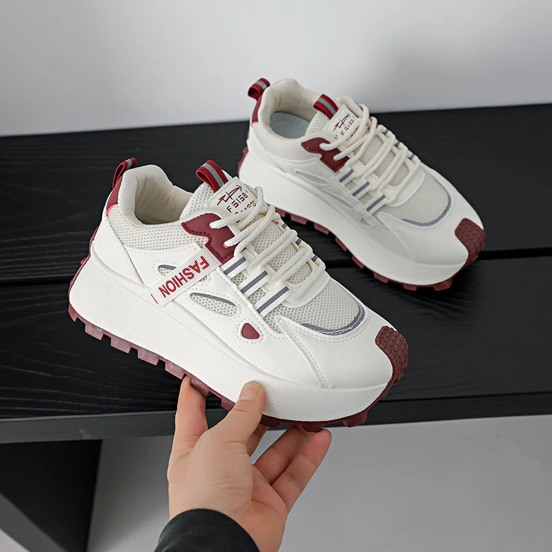 Damen Sportliche Chunky Sneakers mit dämpfendem Profil und atmungsaktiver Obermaterialstruktur Heidi Mode - Image 2