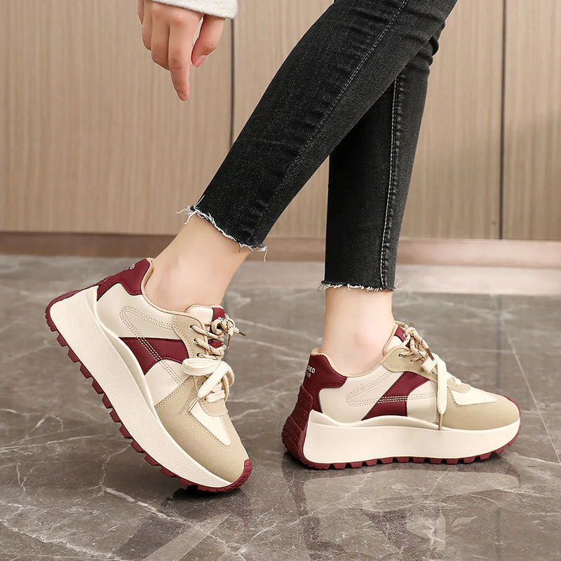 Damen Sportliche Chunky Sneakers mit dämpfendem Sohlenprofil Heidi Mode - Image 3