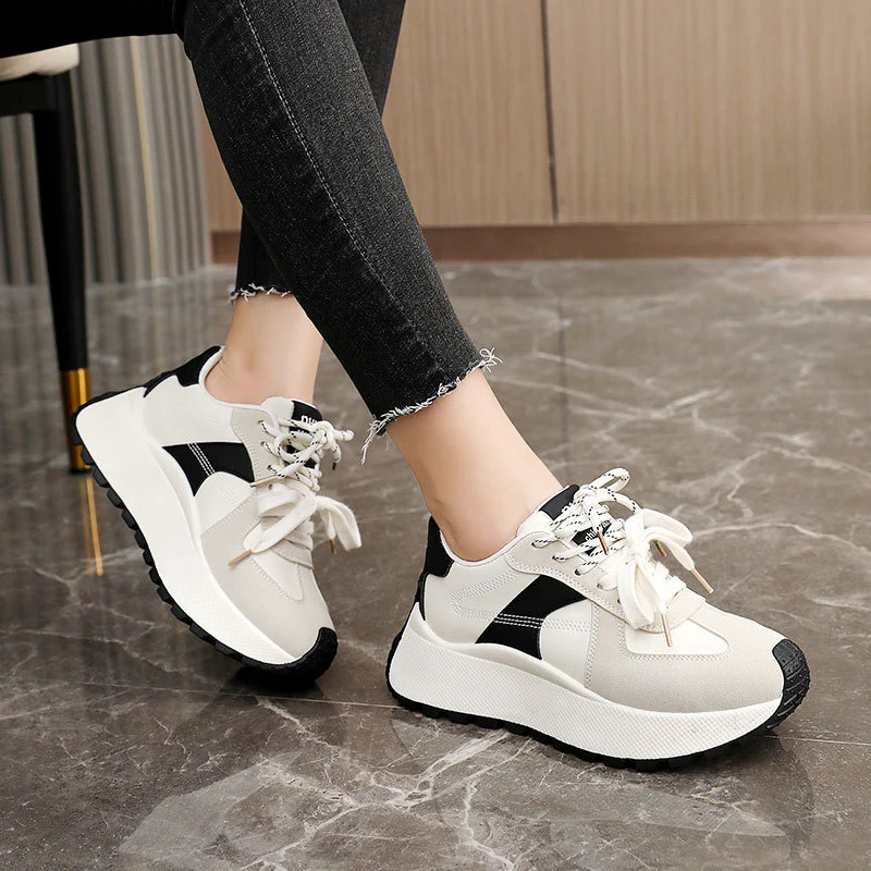 Damen Sportliche Chunky Sneakers mit dämpfendem Sohlenprofil Heidi Mode - Image 4