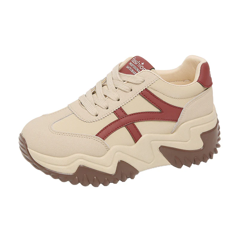 Damen sportliche Chunky Sneakers mit dämpfendem Sohlenprofil Heidi Mode - Image 5