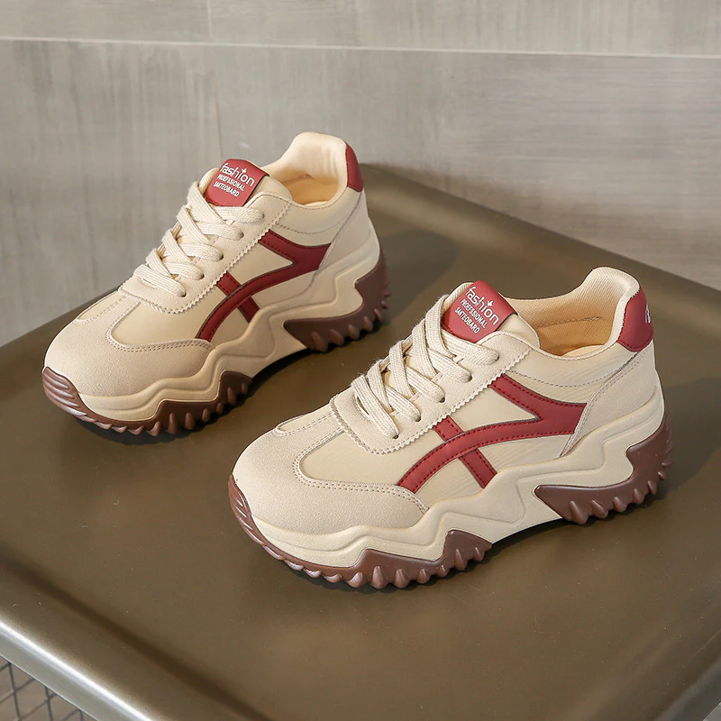 Damen sportliche Chunky Sneakers mit dämpfendem Sohlenprofil Heidi Mode - Image 6