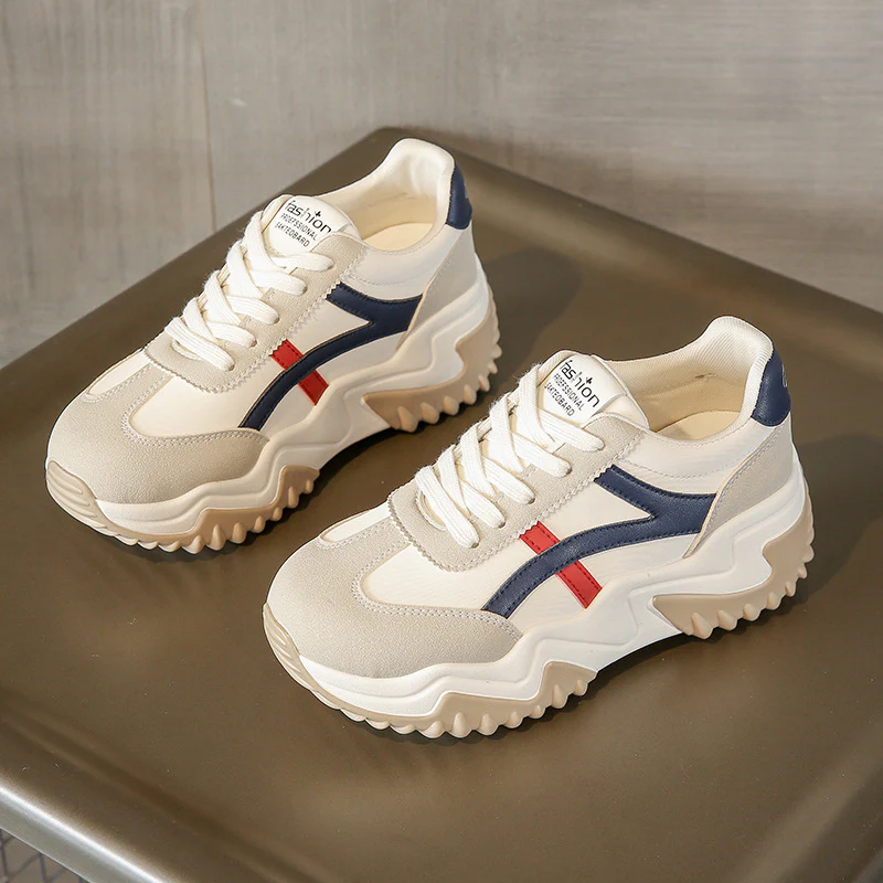 Damen sportliche Chunky Sneakers mit dämpfendem Sohlenprofil Heidi Mode - Image 7