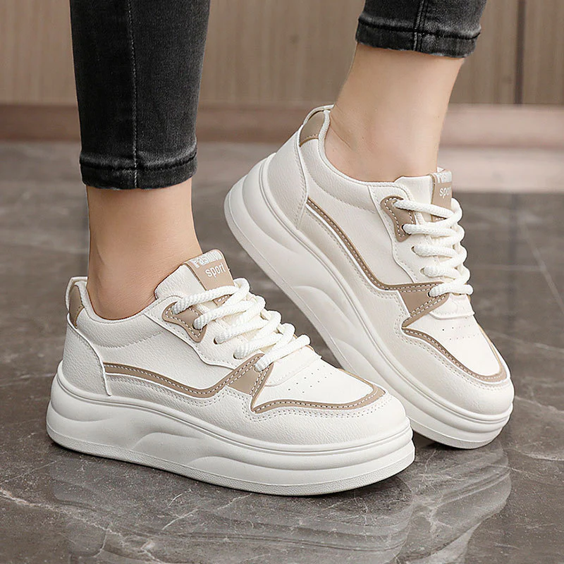 Damen sportliche Chunky Sneakers mit dämpfender Laufsohle und atmungsaktivem Obermaterial Heidi Mode - Image 4