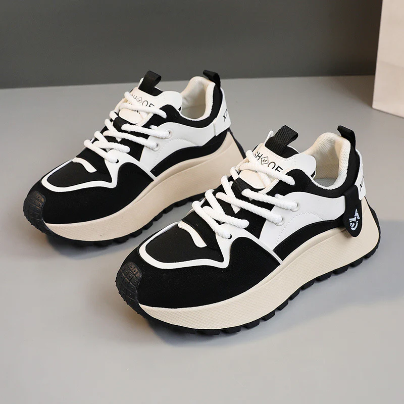 Damen Sportliche Chunky Sneakers mit dämpfender Sohle und atmungsaktivem Obermaterial Heidi Mode - Image 8